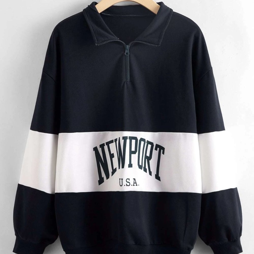 Newport graphic colorblock